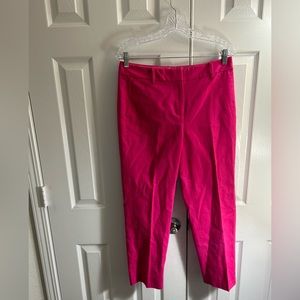 J Crew Facotry Linen Cotton Holland Pant AL467 - Pink Size 6